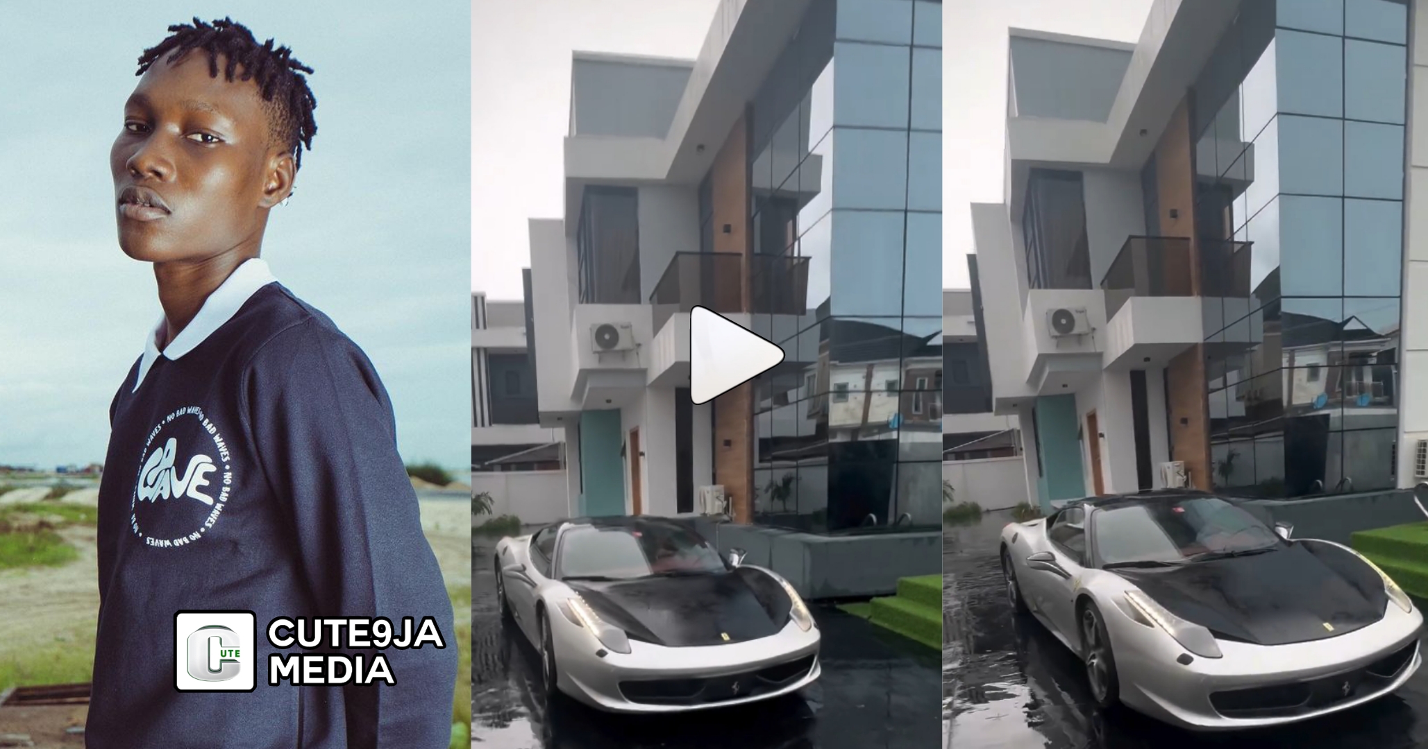“Marlian Music don run am” – Zinoleesky reportedly splashes over N500 million on a new mansion for his birthday (Watch)